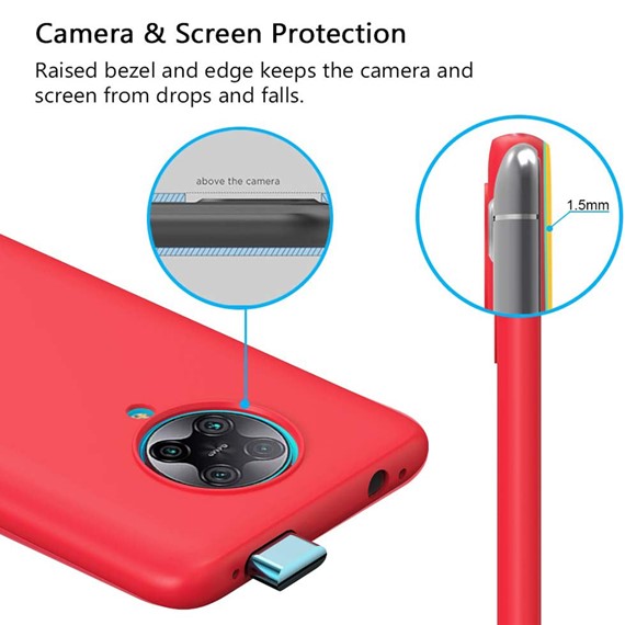 Xiaomi Poco F2 Pro Kılıf CaseUp Matte Surface Kırmızı 4